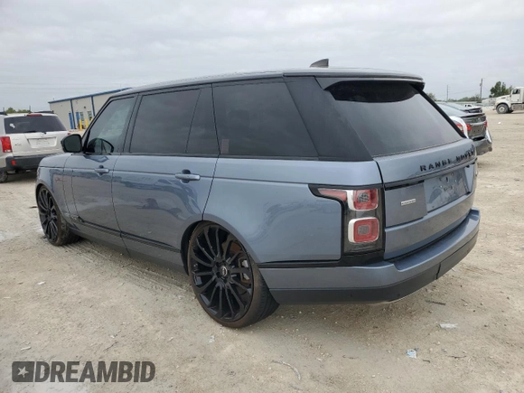 2018 Land Rover Range Rover z VIN SALGS5RE8JA507544, wystawiony jako Copart lot #48494155 z przebiegiem 96 628 mil mil oraz Czysty tytuł • Clean title. Historia ofert i sprzedaży dostępna na DreamBid. Obrazek 2.