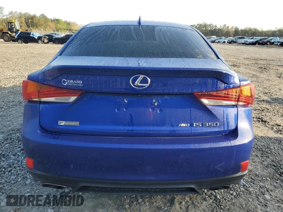 2020 Lexus IS 350 F Sport with VIN JTHGZ1E20L5017908, listed as a Copart auction lot 51281365 with 67,816 mi miles and Salvage title. Bid and sale history available at DreamBid. Image 6.