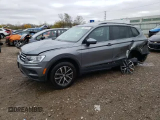 2021 Volkswagen Tiguan S with VIN 3VV0B7AX5MM143805, listed as a Copart auction lot 79307494 with 68,825 mi miles and Salvage Title. Bid and sale history available at DreamBid. Image 1.