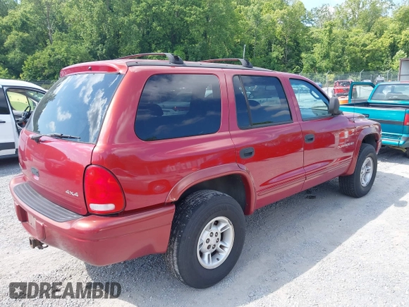 1999 Dodge Durango with VIN 1B4HS28Y2XF568726, listed as a IAAI auction lot 42529989 with 183,567 mi miles and . Bid and sale history available at DreamBid. Image 4.