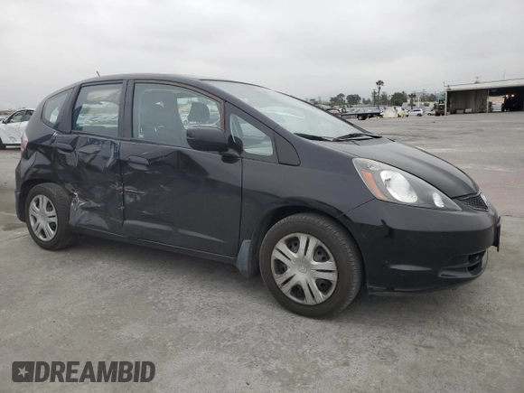 2010 Honda Fit with VIN JHMGE8H24AS010748, listed as a Copart auction lot 53756565 with 65,302 mi miles and Salvage Title. Bid and sale history available at carsss.com. Image 4.