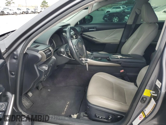 2014 Lexus IS 250 with VIN JTHBF1D21E5029444, listed as a Copart auction lot 59900835 with 157,047 mi miles and Salvage title. Bid and sale history available at DreamBid. Image 7.