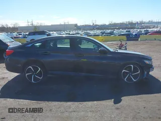 2019 Honda Accord Sedan Sport 1.5T with VIN 1HGCV1F36KA142258, listed as a IAAI auction lot 41811980 with 91,424 mi miles. Bid and sale history available at carsss.com. Image 13.