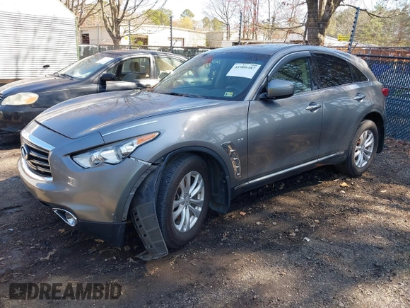 2014 Infiniti QX70 с VIN JN8CS1MW9EM413406, выставлен на аукционе IAAI как лот 41909387 с пробегом 123 957 миль миль и . История ставок и продаж доступна на DreamBid. Изображение 17.