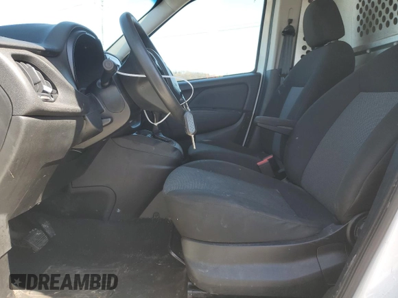 2021 Ram ProMaster City Cargo Tradesman with VIN ZFBHRFAB5M6T87663, listed as a Copart auction lot 49685045 with 144,904 mi miles and Salvage title. Bid and sale history available at DreamBid. Image 7.