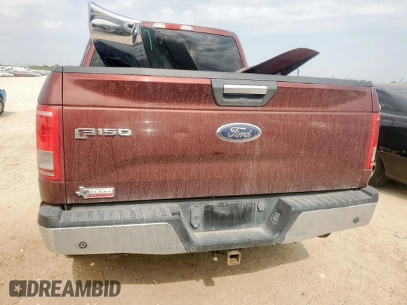 2017 Ford F-150 XL with VIN 1FTEW1EF4HKC17557, listed as a Copart auction lot 57494955 with 182,169 mi miles and Salvage title. Bid and sale history available at DreamBid. Image 6.