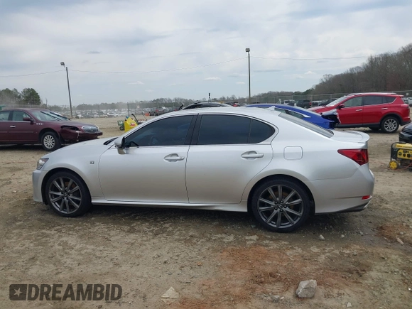 2013 Lexus GS 350 with VIN JTHCE1BL4D5017127, listed as a IAAI auction lot 41693967 with 152,345 mi miles. Bid and sale history available at carsss.com. Image 14.