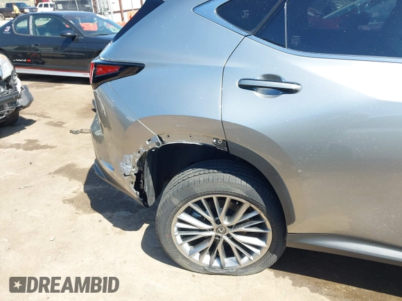 2025 Lexus NX with VIN JTJHKCEZ1S2049993, listed as a IAAI auction lot 41999283 with 2,825 mi miles. Bid and sale history available at carsss.com. Image 6.