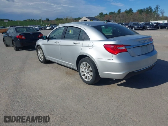 2012 Chrysler 200 LX with VIN 1C3CCBAB4CN320756, listed as a IAAI auction lot 42149497 with 137,037 mi miles. Bid and sale history available at carsss.com. Image 3.