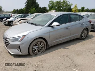 2020 Hyundai Elantra Value Edition z VIN KMHD84LF7LU101112, wystawiony jako Copart lot #54318395 z przebiegiem 63 454 mil mil oraz Szkoda całkowita • Salvage title. Historia ofert i sprzedaży dostępna na DreamBid. Obrazek 1.