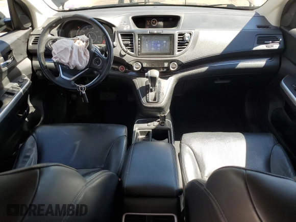 2015 Honda CR-V EX-L with VIN 2HKRM3H75FH513562, listed as a Copart auction lot 50809635 with 156,942 mi miles and Salvage Title. Bid and sale history available at carsss.com. Image 8.