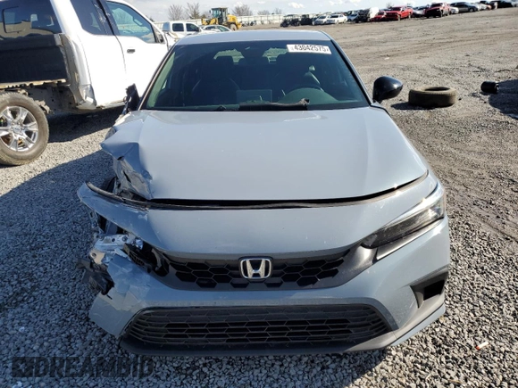 2023 Honda Civic Sport with VIN 19XFL2H88PE000014, listed as a Copart auction lot 43042575 with 28,836 mi miles and Salvage Title. Bid and sale history available at DreamBid. Image 5.