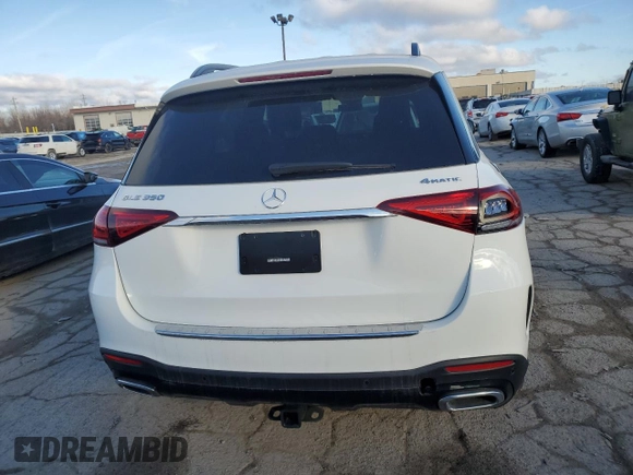 2022 Mercedes-Benz GLE 350 with VIN 4JGFB4KB9NA799932, listed as a Copart auction lot 43086655 with 26,814 mi miles and Salvage title. Bid and sale history available at DreamBid. Image 6.