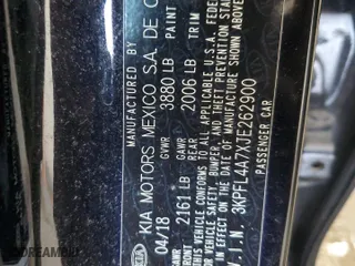 2018 Kia Forte S with VIN 3KPFL4A7XJE262900, listed as a Copart auction lot 51161545 with 111,920 mi miles and Clean Title. Bid and sale history available at carsss.com. Image 12.
