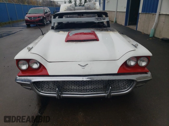 1958 Ford Thunderbird with VIN H8Y1159760000000, listed as a Copart auction lot 79226744 with Not Provided miles and Non Repairable. Bid and sale history available at DreamBid. Image 5.