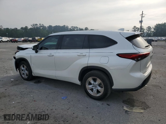 2020 Toyota Highlander L with VIN 5TDCZRAH2LS504059, listed as a Copart auction lot 54101495 with 53,974 mi miles and Salvage title. Bid and sale history available at DreamBid. Image 2.