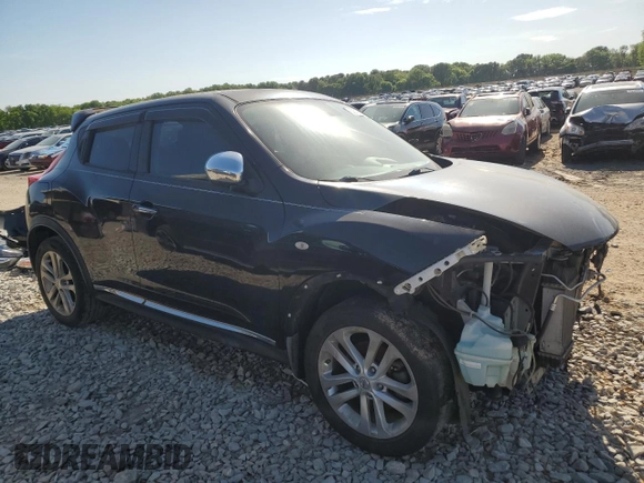 2013 Nissan Juke SL with VIN JN8AF5MV3DT207092, listed as a Copart auction lot 52802505 with 218,118 mi miles and Salvage Title. Bid and sale history available at DreamBid. Image 4.