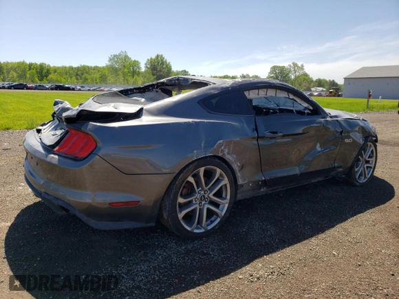 2019 Ford Mustang GT z VIN 1FA6P8CF2K5120723, wystawiony jako Copart lot #57516505 z przebiegiem Nie podano mil oraz Szkody całkowita. Historia ofert i sprzedaży dostępna na DreamBid. Obrazek 3.