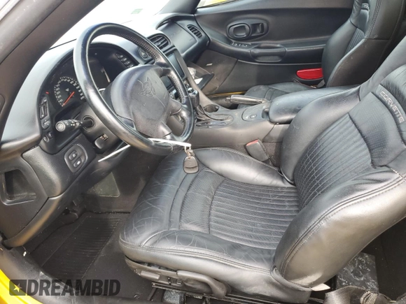 2002 Chevrolet Corvette with VIN 1G1YY32G925134639, listed as a Copart auction lot 76162224 with 0 mi miles and Salvage Title. Bid and sale history available at carsss.com. Image 7.