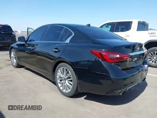 2020 Infiniti Q50 Luxe with VIN JN1EV7AP1LM206746, listed as a IAAI auction lot 42115920 with 94,394 mi miles and . Bid and sale history available at DreamBid. Image 3.
