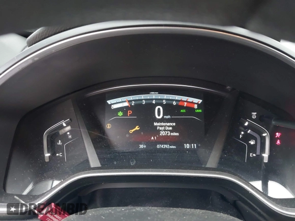 2017 Honda CR-V EX with VIN 2HKRW2H56HH682396, listed as a IAAI auction lot 41569854 with 74,392 mi miles. Bid and sale history available at carsss.com. Image 7.