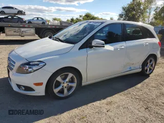 2014 Mercedes-Benz B 250 Sports Tourer with VIN WDDMH4EB6EJ293230, listed as a Copart auction lot 73546814 with 161,722 mi miles and Salvage Title. Bid and sale history available at carsss.com. Image 1.