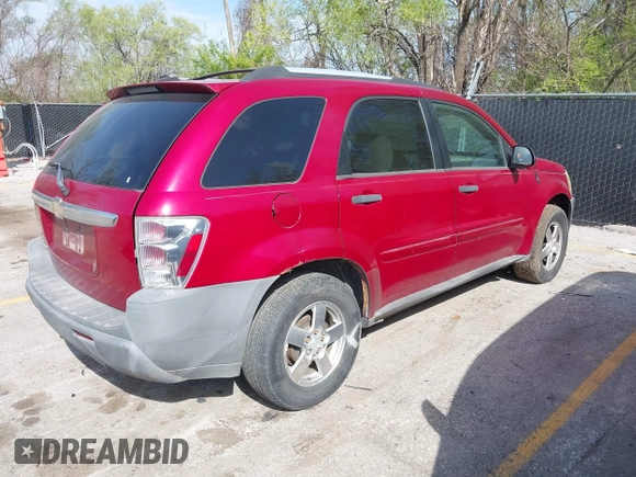 2005 Chevrolet Equinox LS with VIN 2CNDL13F456017800, listed as a IAAI auction lot 41967719 with 235,054 mi miles. Bid and sale history available at carsss.com. Image 4.