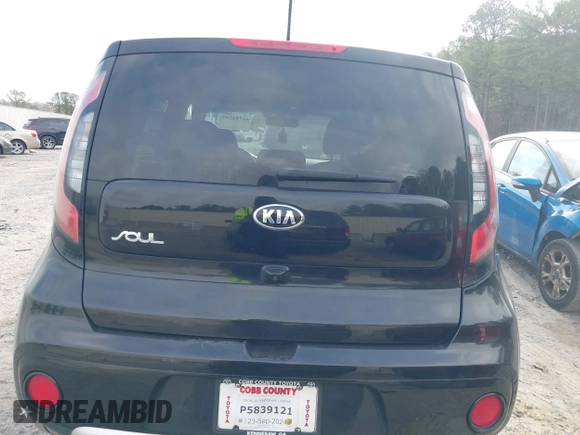 2018 Kia Soul + with VIN KNDJP3A57J7581176, listed as a IAAI auction lot 41722549 with 279,474 mi miles. Bid and sale history available at carsss.com. Image 16.