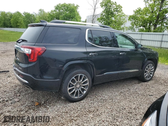 2022 GMC Acadia Denali with VIN 1GKKNXLS8NZ172901, listed as a Copart auction lot 59191535 with 19,116 mi miles and Salvage title. Bid and sale history available at DreamBid. Image 3.