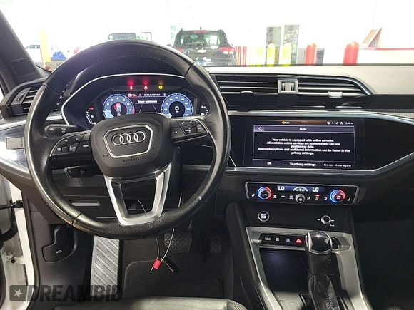2023 Audi Q3 S line Premium with VIN WA1DECF33P1105667, listed as a IAAI auction lot 42731224 with 48,717 mi miles and . Bid and sale history available at DreamBid. Image 12.