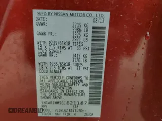 2014 Nissan Pathfinder SL with VIN 5N1AR2MM5EC621187, listed as a Copart auction lot 53476935 with 226,353 mi miles and Salvage Title. Bid and sale history available at carsss.com. Image 15.