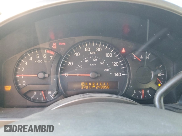 2005 Nissan Titan SE with VIN 1N6AA07A05N568613, listed as a Copart auction lot 88318495 with 243,056 mi miles and Clean Title. Bid and sale history available at DreamBid. Image 9.