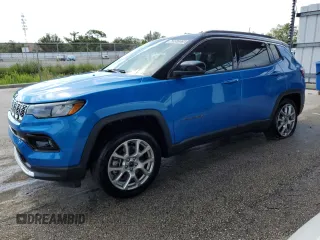 2025 Jeep Compass Limited with VIN 3C4NJDCN0ST512395, listed as a Copart auction lot 63557225 with 19,984 mi miles and Clean title. Bid and sale history available at DreamBid. Image 1.