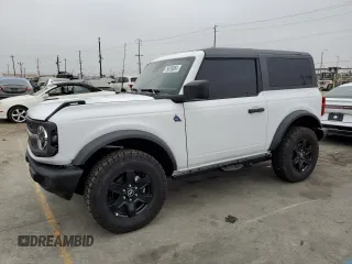 2024 Ford Bronco Black Diamond with VIN 1FMDE1AH5RLA52051, listed as a Copart auction lot 76026064 with 3,198 mi miles and Salvage Title. Bid and sale history available at carsss.com. Image 1.