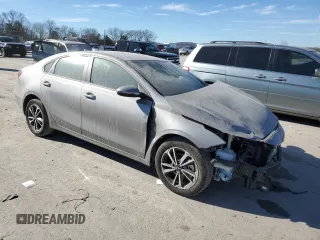 2023 Kia Forte LXS with VIN 3KPF24AD8PE663993, listed as a Copart auction lot 89113215 with 22,463 mi miles and Salvage Title. Bid and sale history available at carsss.com. Image 4.
