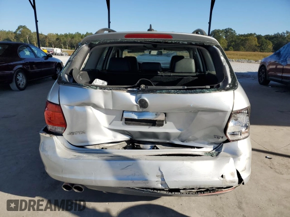 2012 Volkswagen Jetta SportWagen TDI with VIN 3VWPL7AJ7CM640422, listed as a Copart auction lot 75838894 with 127,804 mi miles and Salvage Title. Bid and sale history available at carsss.com. Image 6.