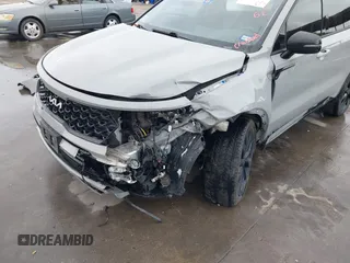 2022 Kia Sorento X-Line SX Prestige with VIN 5XYRKDLF9NG129963, listed as a IAAI auction lot 42159573 with 40,443 mi miles and . Bid and sale history available at DreamBid. Image 6.