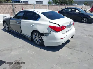2017 Infiniti Q50 Premium with VIN JN1EV7AP1HM737470, listed as a IAAI auction lot 42542462 with 69,919 mi miles and . Bid and sale history available at DreamBid. Image 3.