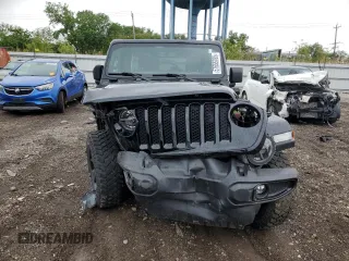 2021 Jeep Wrangler Unlimited Sport S с VIN 1C4HJXDN0MW566970, выставлен на аукционе Copart как лот 57655765 с пробегом 24 751 миль миль и Списание • Salvage title. История ставок и продаж доступна на DreamBid. Изображение 5.