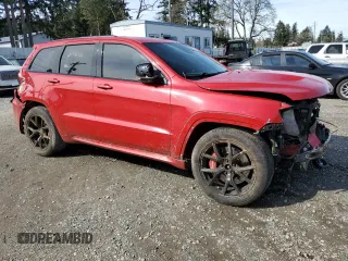 2017 Jeep Grand Cherokee SRT with VIN 1C4RJFDJ6HC872896, listed as a Copart auction lot 50276585 with 0 mi miles and Salvage Title. Bid and sale history available at carsss.com. Image 4.