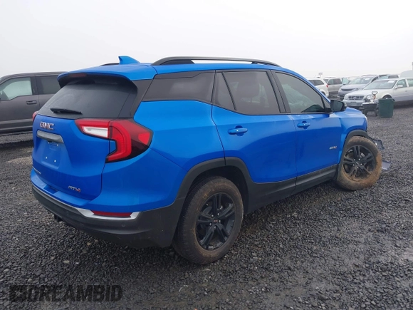 2024 GMC Terrain AT4 with VIN 3GKALYEG5RL149296, listed as a IAAI auction lot 40970270 with 6,683 mi miles and . Bid and sale history available at carsss.com. Image 4.
