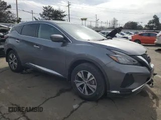2022 Nissan Murano S with VIN 5N1AZ2AJ0NC122761, listed as a Copart auction lot 46305155 with 44,107 mi miles and Salvage Title. Bid and sale history available at DreamBid. Image 4.