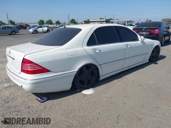 2004 Mercedes-Benz S 430 with VIN WDBNG70J04A423615, listed as a IAAI auction lot 42407100 with Not provided miles and . Bid and sale history available at DreamBid. Image 4.