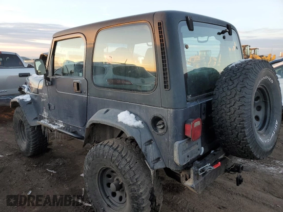2001 Jeep Wrangler Sport with VIN 1J4FA49S71P360257, listed as a Copart auction lot 87748705 with 160,702 mi miles and Salvage Title. Bid and sale history available at carsss.com. Image 2.