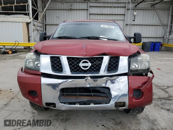 2009 Nissan Titan SE with VIN 1N6BA07D99N313592, listed as a Copart auction lot 41770525 with 140,252 mi miles and Salvage Title. Bid and sale history available at carsss.com. Image 5.