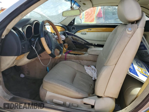 2002 Lexus SC 430 with VIN JTHFN48Y020032865, listed as a Copart auction lot 75424934 with Not Provided miles and Non Repairable. Bid and sale history available at DreamBid. Image 7.