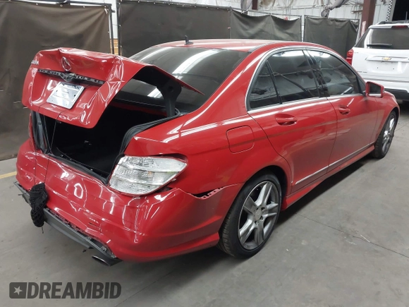 2011 Mercedes-Benz C-Class C 300 Sport with VIN WDDGF5EB1BA460727, listed as a IAAI auction lot 42042041 with 126,507 mi miles. Bid and sale history available at carsss.com. Image 4.