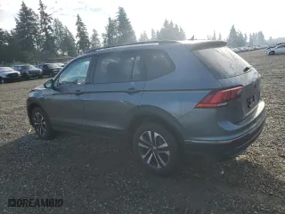 2024 Volkswagen Tiguan S with VIN 3VVFB7AXXRM011592, listed as a Copart auction lot 83038484 with 15,148 mi miles and Salvage Title. Bid and sale history available at carsss.com. Image 2.