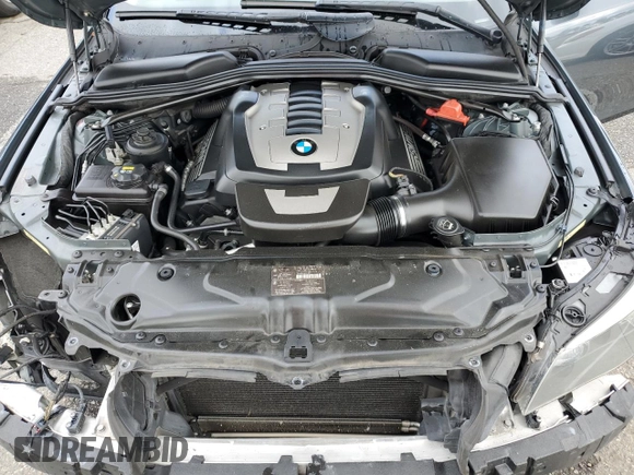 2008 BMW 5 Series 550i with VIN WBANW53568CT54587, listed as a Copart auction lot 48753895 with 334,360 mi miles and Salvage Title. Bid and sale history available at carsss.com. Image 11.