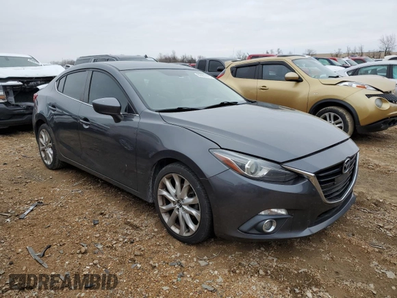 2014 Mazda 3 S Touring with VIN JM1BM1V30E1142940, listed as a Copart auction lot 82905173 with Not Provided miles and Salvage Title. Bid and sale history available at DreamBid. Image 4.